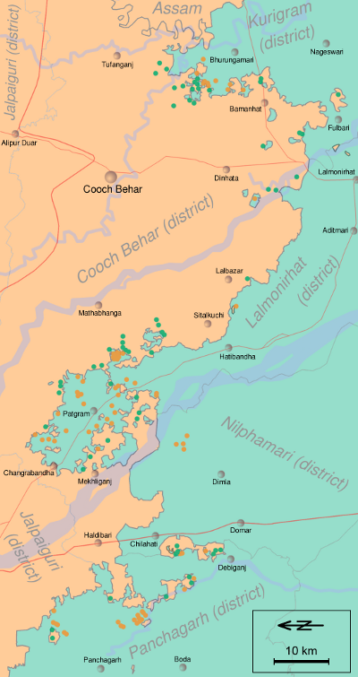 Enclaves indo-bangladaises
