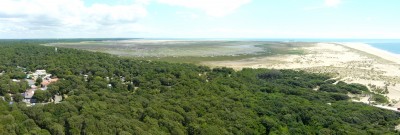 Panorama de ce qu'on voit au sud-est du phare