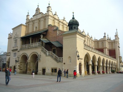 La fameuse Halle aux draps de Cracovie